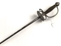 Antiker Degen, wohl um 1700, Eisen, Gesamtlänge etwa 96cm, genaues Alter und Herkunft unbekannt