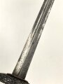 Antiker Degen, wohl um 1700, Eisen, Gesamtlänge etwa 96cm, genaues Alter und Herkunft unbekannt