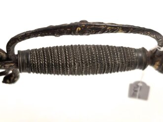 Antiker Degen, wohl um 1700, Eisen, Gesamtlänge etwa 90cm, genaues Alter und Herkunft unbekannt