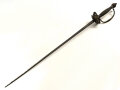 Antiker Degen, wohl um 1700, Eisen, Gesamtlänge etwa 90cm, genaues Alter und Herkunft unbekannt