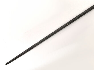 Antiker Degen, wohl um 1700, Eisen, Gesamtlänge etwa 99cm, genaues Alter und Herkunft unbekannt