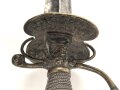 Antiker Degen, wohl um 1700, Eisen, Gesamtlänge etwa 99cm, genaues Alter und Herkunft unbekannt