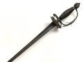 Antiker Degen, wohl um 1700, Eisen, Gesamtlänge etwa 97cm, genaues Alter und Herkunft unbekannt