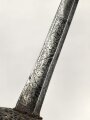 Antiker Degen, wohl um 1700, Eisen, Gesamtlänge etwa 97cm, genaues Alter und Herkunft unbekannt