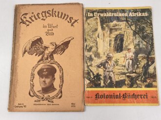 Kriegsbücherei der deutschen Jugend und andere, 7 Ausgaben, nicht auf Vollständigkeit oder Zustand geprüft