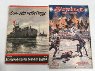 Kriegsbücherei der deutschen Jugend und andere, 7 Ausgaben, nicht auf Vollständigkeit oder Zustand geprüft