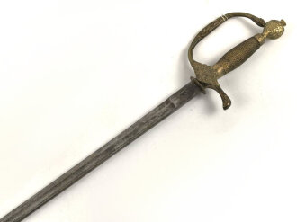 Degen, vermutlich um 1900, Hersteller Höller Solingen, Gesamtlänge 88cm