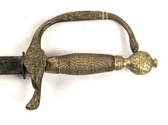 Degen, vermutlich um 1900, Hersteller Höller Solingen, Gesamtlänge 88cm