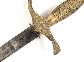 Degen, vermutlich um 1900, Hersteller Höller Solingen, Gesamtlänge 88cm