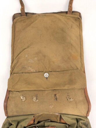 Tornister Wehrmacht datiert 1939, gebraucht, repariert