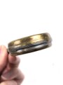 Schweiz, Ölkännchen aus Messingblech, Durchmesser um 45 - 50mm. Gebraucht, sie erhalten ein ( 1 ) Stück, alle leicht unterschiedlich