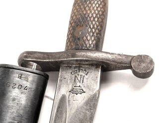 Spanien, Seitengewehr Modell 1941, gebraucht, ungereinigt