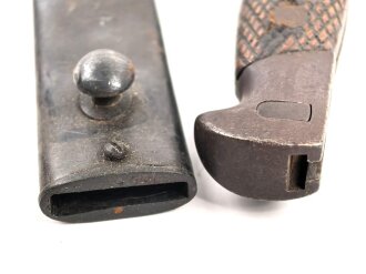 Spanien, Seitengewehr Modell 1941, gebraucht, ungereinigt