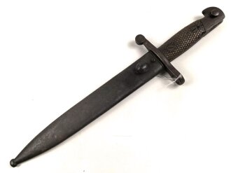 Spanien, Seitengewehr Modell 1941, gebraucht, ungereinigt