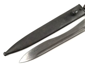 Spanien, Seitengewehr Modell 1941, gebraucht, ungereinigt