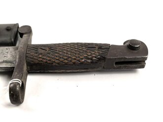 Spanien, Seitengewehr Modell 1941, gebraucht, ungereinigt