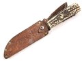 Deutschland nach 1945, jagdliches Messer, wohl für einen Jungen. Ungereinigtes Stück