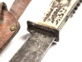 Deutschland nach 1945, jagdliches Messer, wohl für einen Jungen. Ungereinigtes Stück