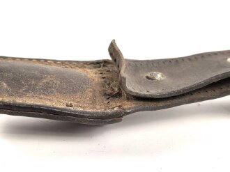 Tschechoslowakei 2.Weltkrieg , Koppelschuh für VZ24 oder Mannlicher. Alt repariert, Leder trocken