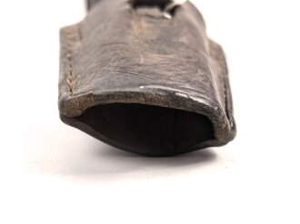 Tschechoslowakei 2.Weltkrieg , Koppelschuh für VZ24 oder Mannlicher. Alt repariert, Leder trocken