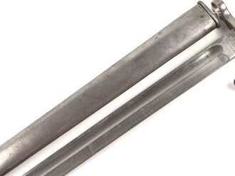 Argentinien, Seitengewehr Modell 1891 mit Messinggriff. Guter Zustand, Nummerngleiches Stück