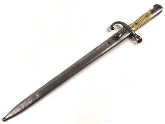 Argentinien, Seitengewehr Modell 1891 mit Messinggriff....