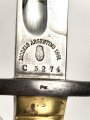 Argentinien, Seitengewehr Modell 1891 mit Messinggriff. Guter Zustand, Nummerngleiches Stück