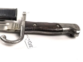 Argentinien, Seitengewehr  Modell 1909, für Mauser Gewehr M 1909 . Guter Zustand, Nummerngleiches Stück