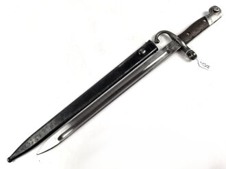 Argentinien, Seitengewehr  Modell 1909, für Mauser Gewehr M 1909 . Guter Zustand, Nummerngleiches Stück