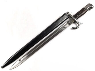 Argentinien, Seitengewehr  Modell 1909, für Mauser Gewehr M 1909 . Guter Zustand, Nummerngleiches Stück