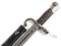 Argentinien, Seitengewehr  Modell 1909, für Mauser Gewehr M 1909 . Guter Zustand, Nummerngleiches Stück