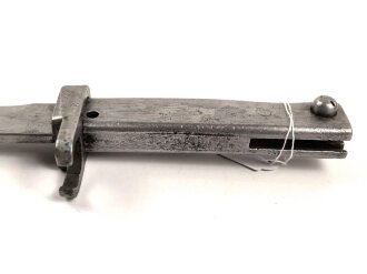 1. Weltkrieg Aushilfsseitengewehr. Gereinigtes Stück, ohne Scheide