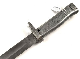 1. Weltkrieg Aushilfsseitengewehr. Gereinigtes Stück, ohne Scheide