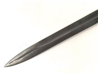 1. Weltkrieg Aushilfsseitengewehr. Gereinigtes Stück, ohne Scheide