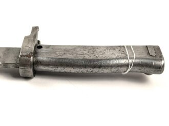 1. Weltkrieg Aushilfsseitengewehr. Gereinigtes Stück, ohne Scheide