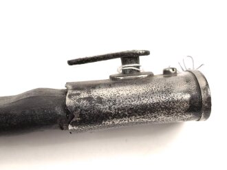 1. Weltkrieg , Scheide für Seitengewehr 98 lang. Leder trocken, auf 52cm geschrumpft