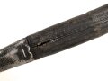 1. Weltkrieg , Scheide für Seitengewehr 98 lang. Leder trocken, auf 52cm geschrumpft
