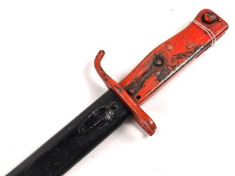 1. Weltkrieg Aushilfsseitengewehr. Überlackiertes Stück