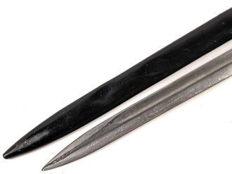 1. Weltkrieg Aushilfsseitengewehr. Überlackiertes Stück