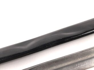 1. Weltkrieg Aushilfsseitengewehr. Überlackiertes Stück