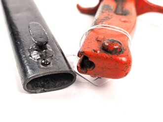 1. Weltkrieg Aushilfsseitengewehr. Überlackiertes Stück