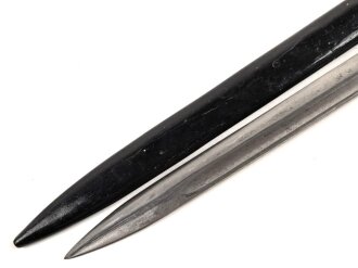 1. Weltkrieg Aushilfsseitengewehr. Überlackiertes Stück