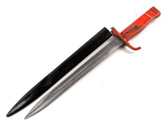 1. Weltkrieg Aushilfsseitengewehr. Überlackiertes Stück