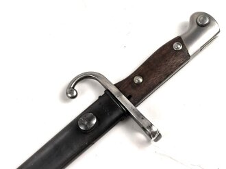 Argentinien, Seitengewehr  Modell 1909, für Mauser Gewehr M 1909 . Guter Zustand, Nummerngleiches Stück