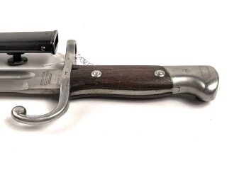 Argentinien, Seitengewehr  Modell 1909, für Mauser Gewehr M 1909 . Guter Zustand, Nummerngleiches Stück