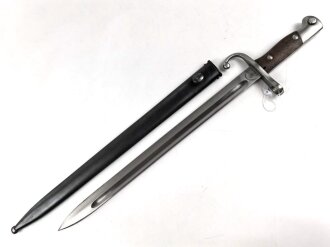 Argentinien, Seitengewehr  Modell 1909, für Mauser Gewehr M 1909 . Guter Zustand, Nummerngleiches Stück