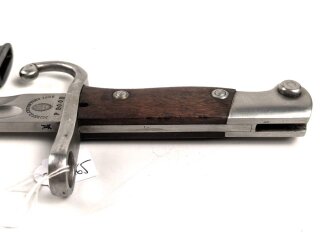 Argentinien, Seitengewehr  Modell 1909, für Mauser Gewehr M 1909 . Guter Zustand, Nummerngleiches Stück