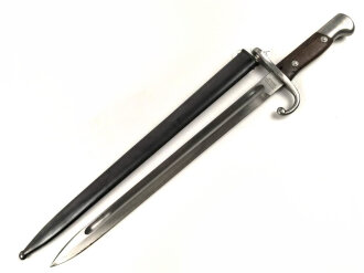 Argentinien, Seitengewehr  Modell 1909, für Mauser Gewehr M 1909 . Guter Zustand, Nummerngleiches Stück