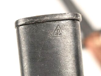Jugoslawien Seitengewehr Messerbajonett Mauser 24/44, nummerngleiches Stück in gutem Zustand