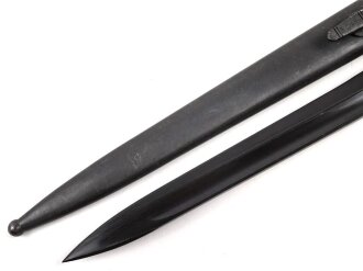 Jugoslawien Seitengewehr Messerbajonett Mauser 24/44, nummerngleiches Stück in gutem Zustand